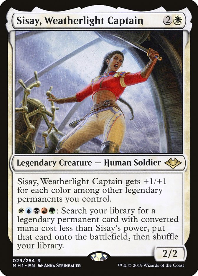 Sisay, Weatherlight Captain [Modern Horizons] | Chromatic Games