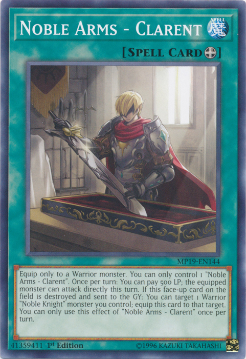 Noble Arms - Clarent [MP19-EN144] Common | Chromatic Games
