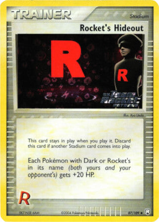 Rocket's Hideout (87/109) (Stamped) [EX: Team Rocket Returns] | Chromatic Games