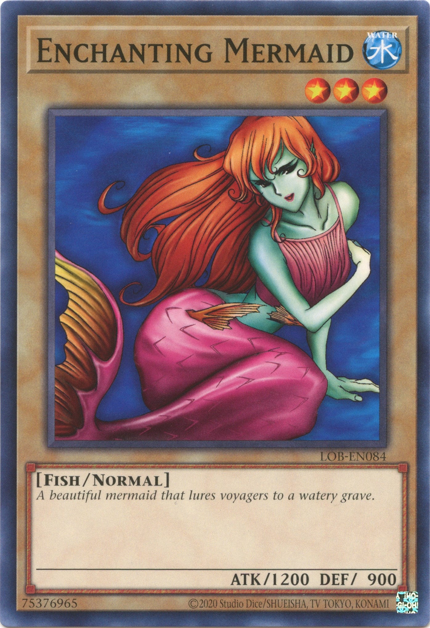 Enchanting Mermaid (25th Anniversary) [LOB-EN084] Common | Chromatic Games