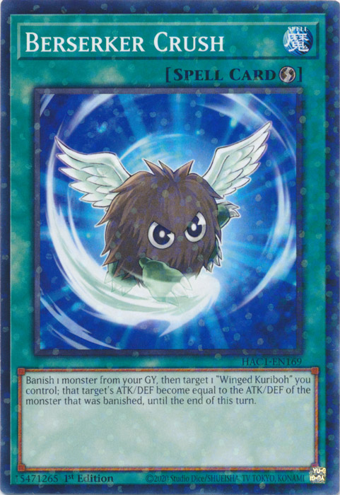 Berserker Crush (Duel Terminal) [HAC1-EN169] Common | Chromatic Games
