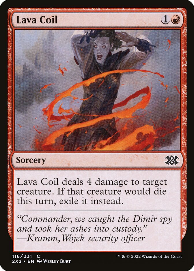 Lava Coil 116/331 (Double Masters 2022)  | Chromatic Games