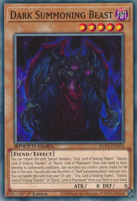 Dark Summoning Beast [SGX3-ENG04] Common | Chromatic Games