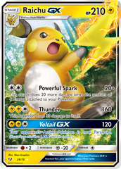 Raichu GX (29/73) [Sun & Moon: Shining Legends] | Chromatic Games