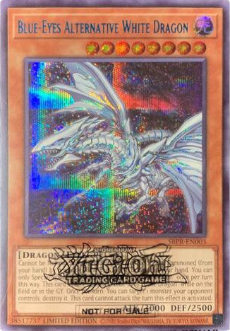 Blue-Eyes Alternative White Dragon [SBPR-EN003] Secret Rare | Chromatic Games