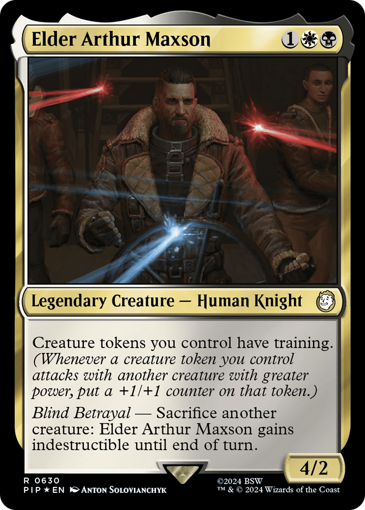 Elder Arthur Maxson (Surge Foil) [Fallout] | Chromatic Games