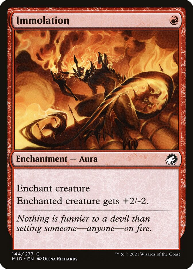 Immolation 144/277 (Innistrad: Midnight Hunt)  | Chromatic Games