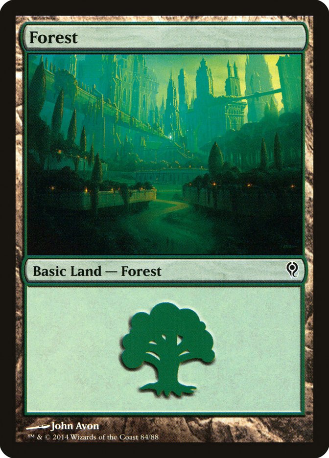 Forest (84) [Duel Decks: Jace vs. Vraska] | Chromatic Games