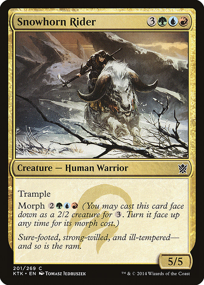 Snowhorn Rider 201/269 (Khans of Tarkir)  | Chromatic Games