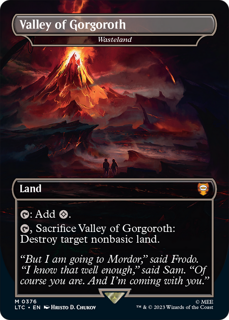 Valley of Gorgoroth - Wasteland [The Lord of the Rings: Tales of Middle-Earth Commander] | Chromatic Games