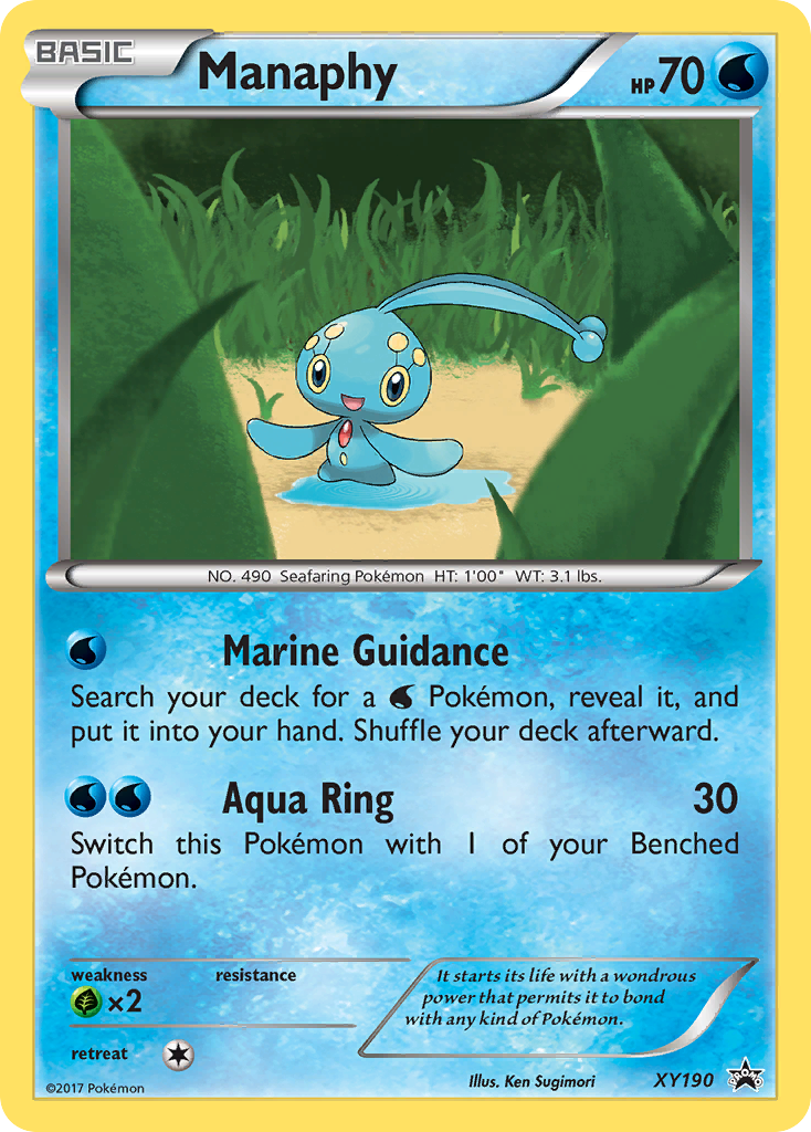 Manaphy (XY190) [XY: Black Star Promos] | Chromatic Games