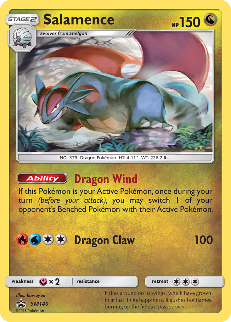 Salamence (SM140) [Sun & Moon: Black Star Promos] | Chromatic Games