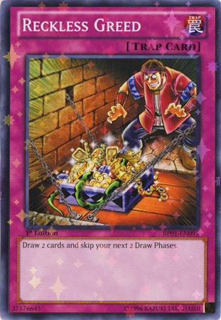 Reckless Greed [BP01-EN095] Starfoil Rare | Chromatic Games