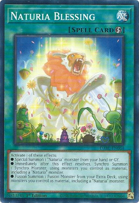 Naturia Blessing [DABL-EN064] Common | Chromatic Games