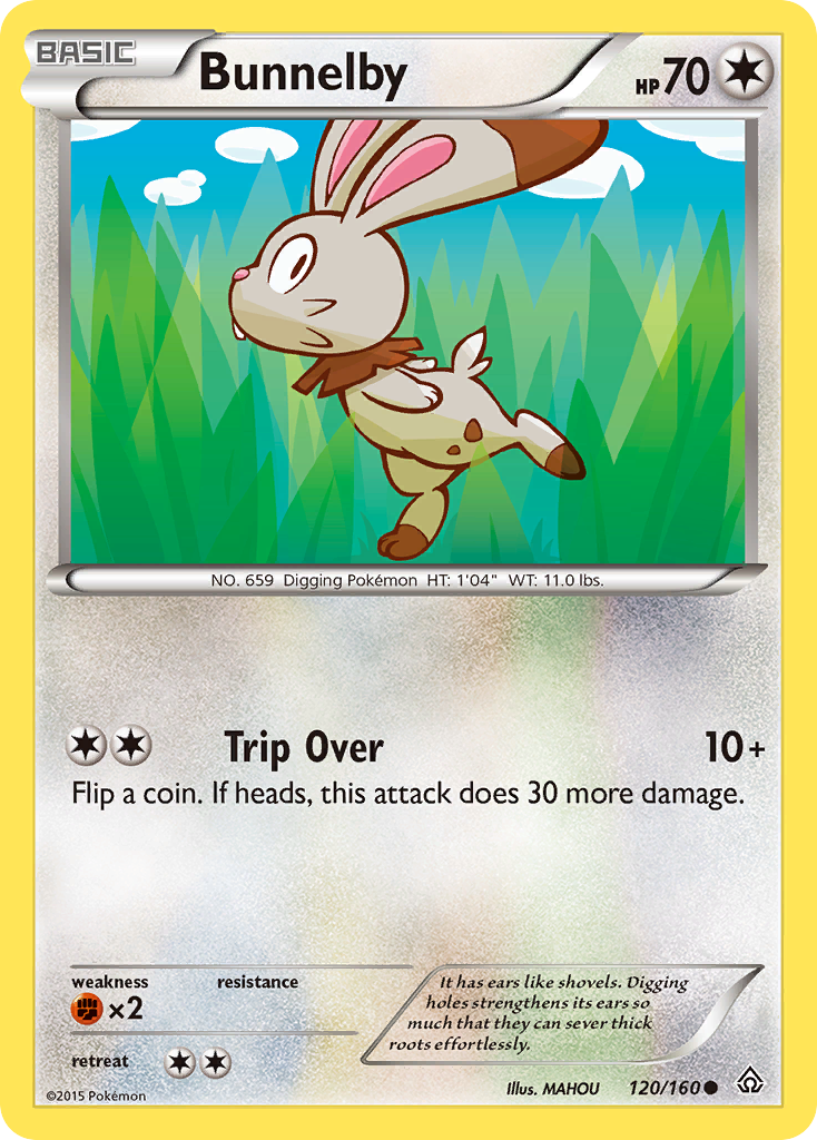 Bunnelby (120/160) [XY: Primal Clash] | Chromatic Games