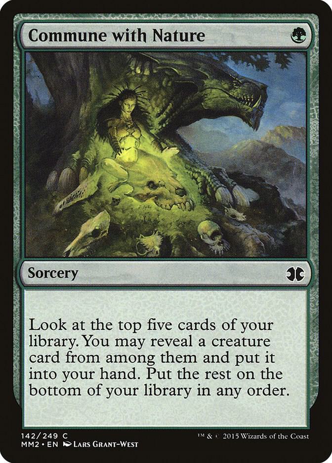Commune with Nature 142/249 (Modern Masters 2015)  | Chromatic Games