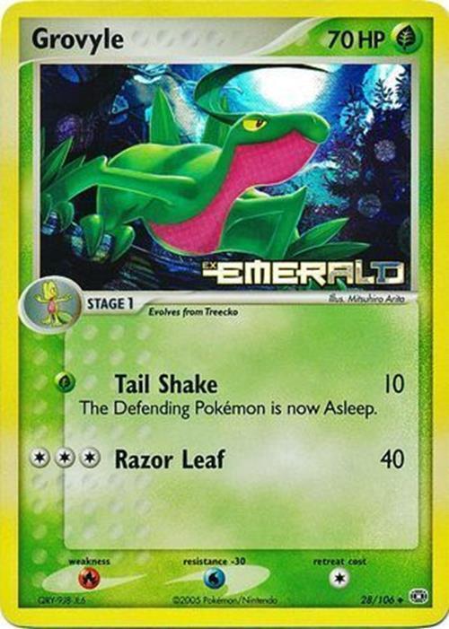 Grovyle (28/106) (Stamped) [EX: Emerald] | Chromatic Games