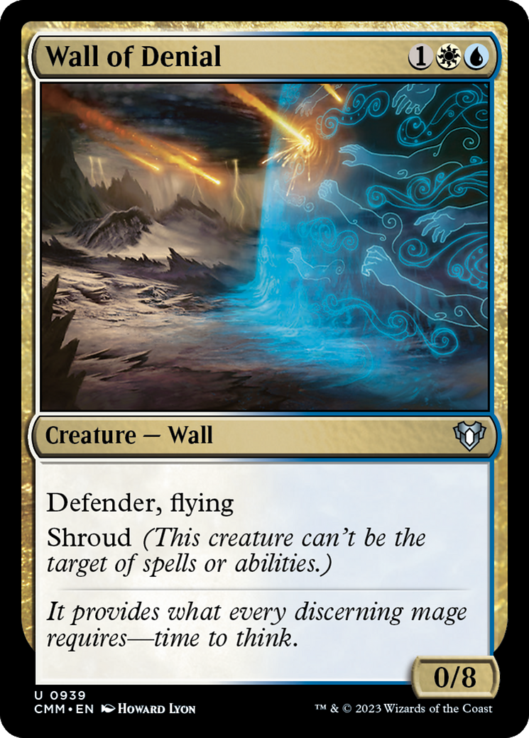 Wall of Denial [Commander Masters] | Chromatic Games