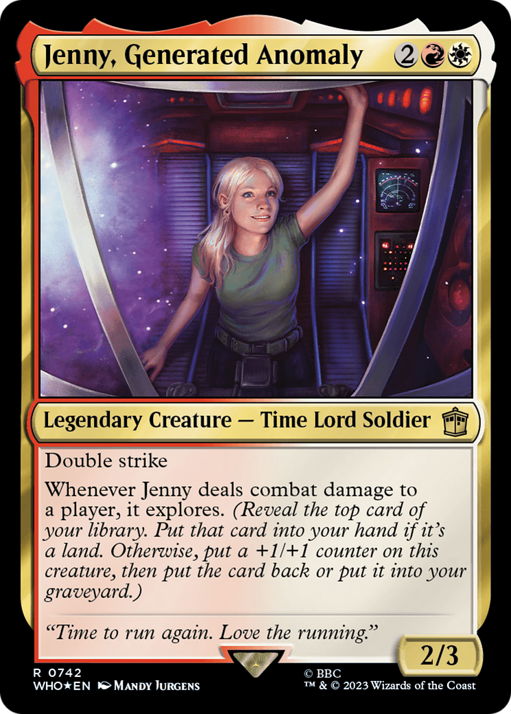 Jenny, Generated Anomaly (Surge Foil) [Doctor Who] | Chromatic Games