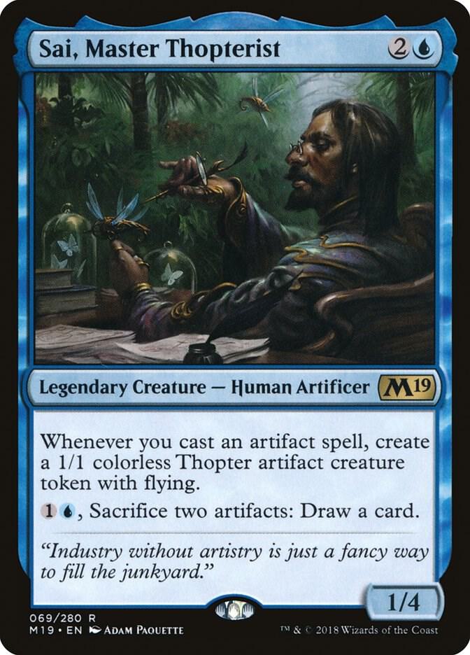 Sai, Master Thopterist 69/280 (Core Set 2019)  - Foil | Chromatic Games