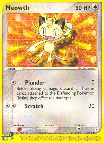 Meowth (42/95) [EX: Team Magma vs Team Aqua] | Chromatic Games