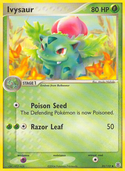 Ivysaur (35/112) [EX: FireRed & LeafGreen] | Chromatic Games