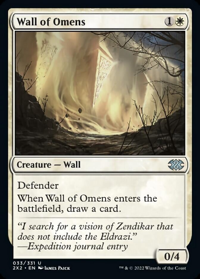 Wall of Omens [Double Masters 2022] | Chromatic Games