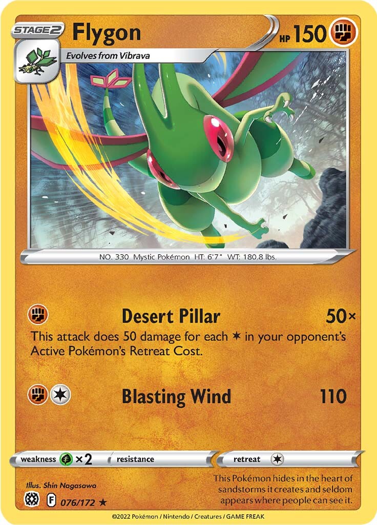 Flygon (076/172) [Sword & Shield: Brilliant Stars] | Chromatic Games