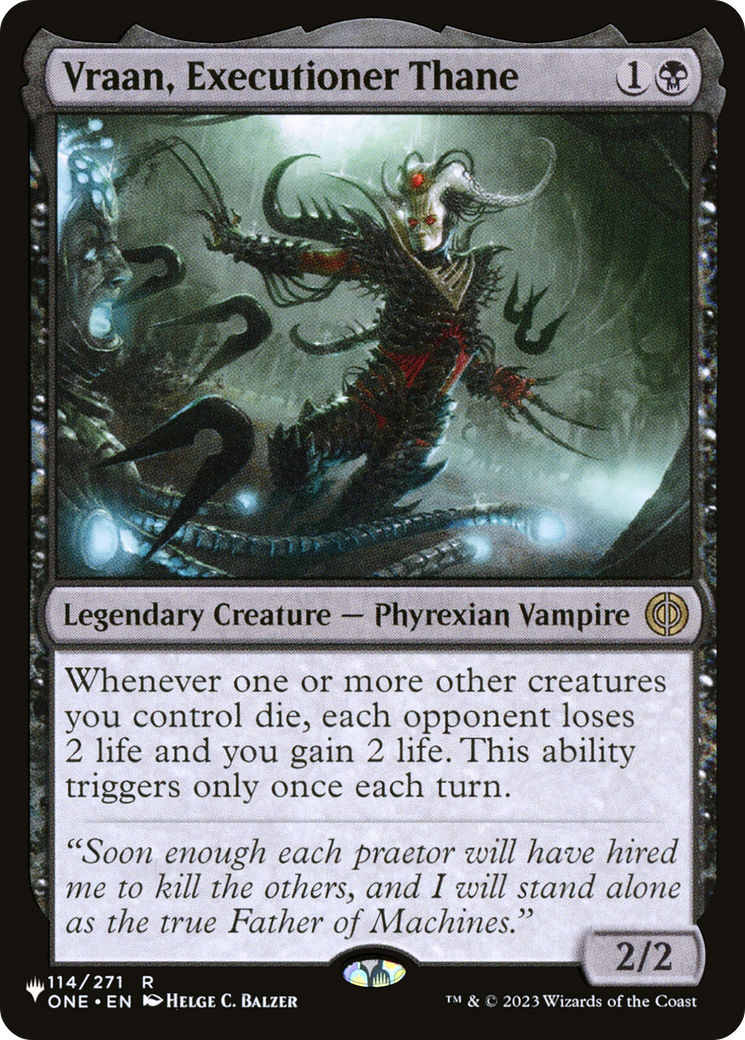 Vraan, Executioner Thane [The List] | Chromatic Games