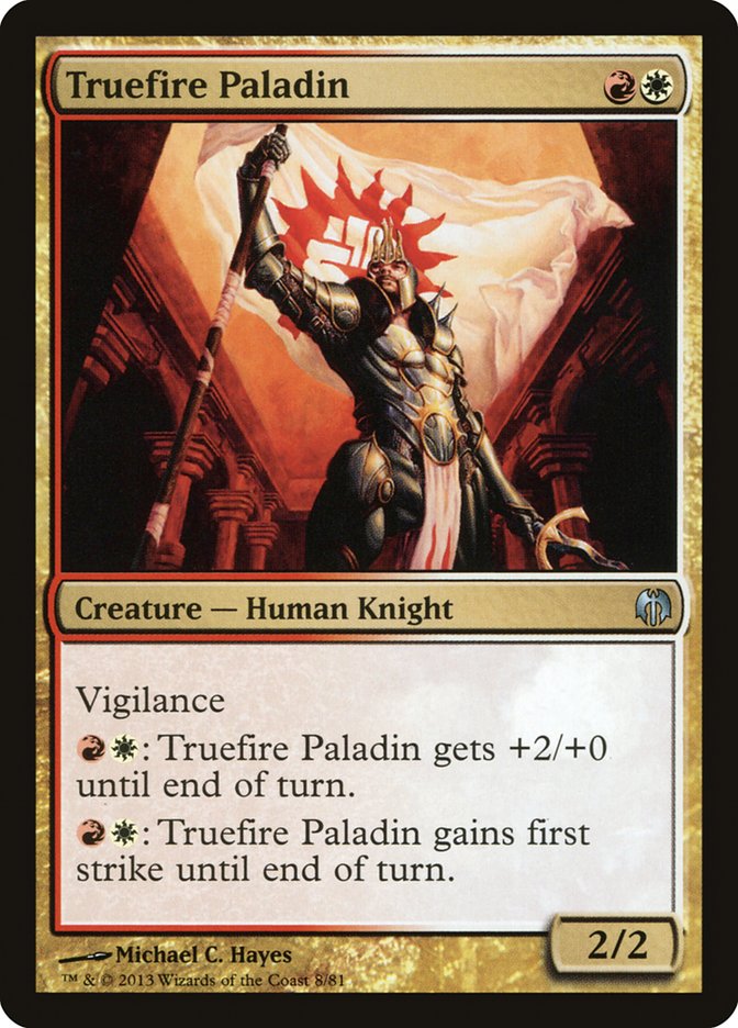 Truefire Paladin [Duel Decks: Heroes vs. Monsters] | Chromatic Games