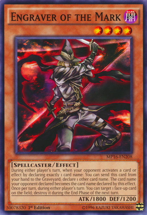Engraver of the Mark [MP16-EN208] Common | Chromatic Games