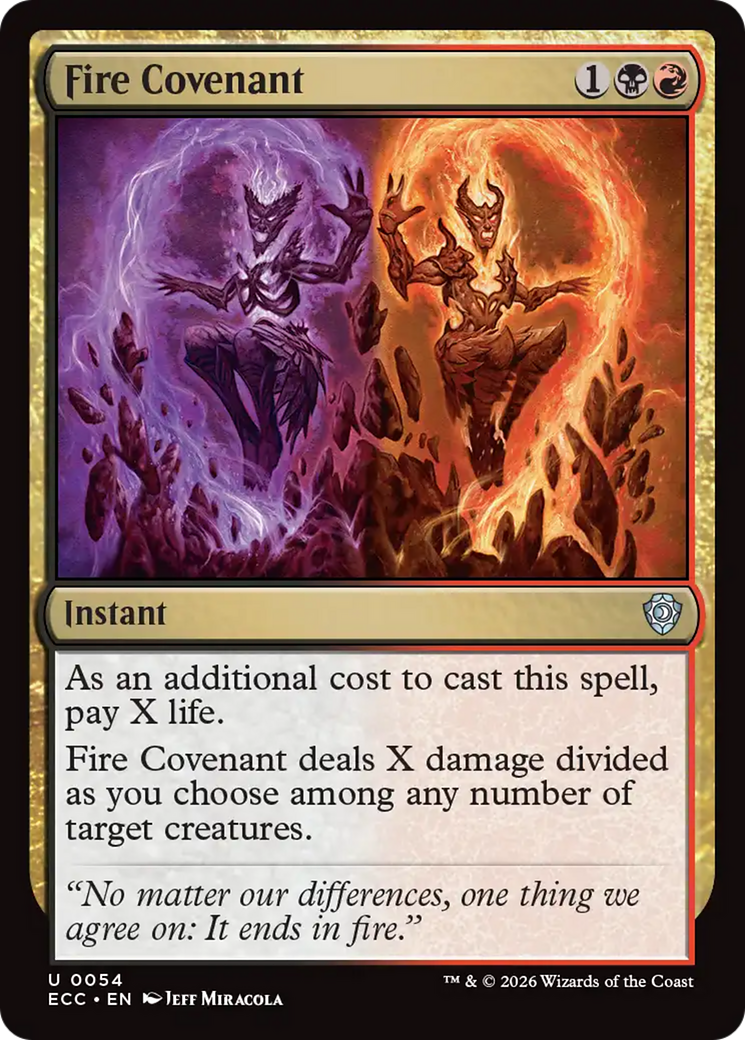 Fire Covenant [Lorwyn Eclipsed Commander] | Chromatic Games
