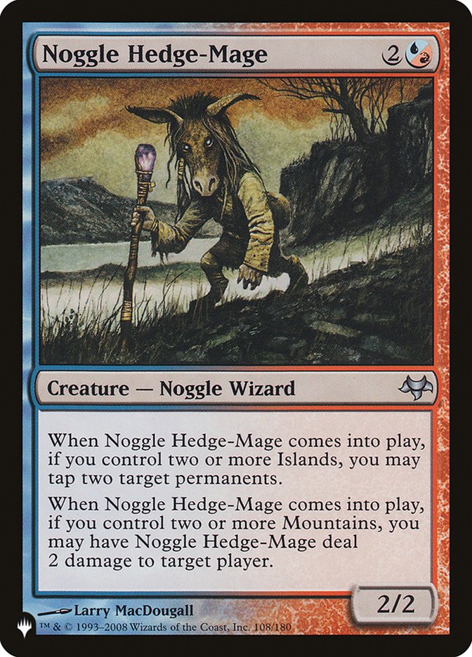 Noggle Hedge-Mage [The List] | Chromatic Games