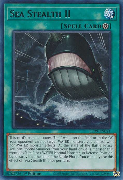 Sea Stealth II [LED9-EN021] Rare | Chromatic Games