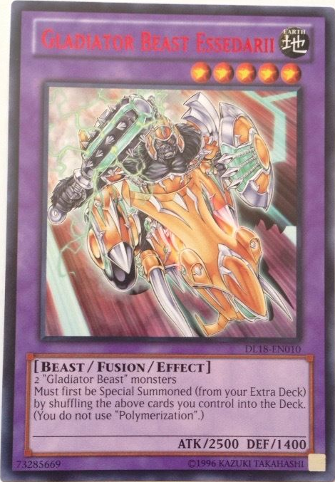 Gladiator Beast Essedarii (Red) [DL18-EN010] Rare | Chromatic Games