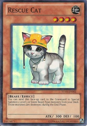 Rescue Cat [TU03-EN002] Super Rare | Chromatic Games