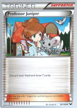 Professor Juniper (98/108) (Terraki-Mewtwo - Shuto Itagaki) [World Championships 2012] | Chromatic Games