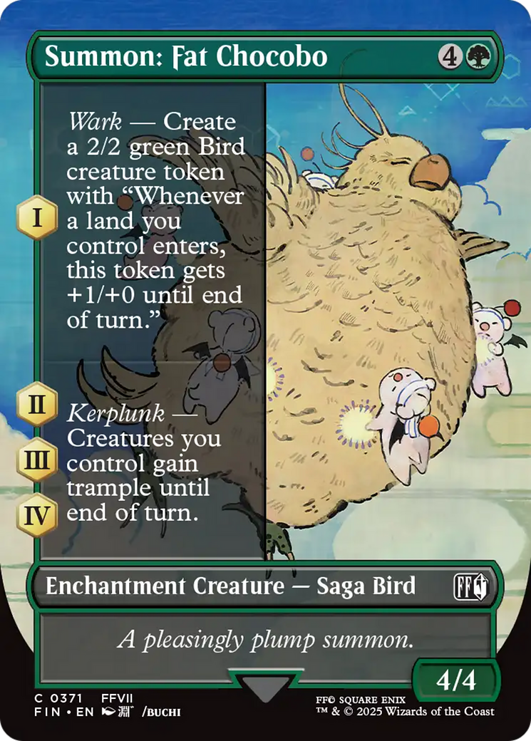 Summon: Fat Chocobo (Borderless) [FINAL FANTASY] | Chromatic Games