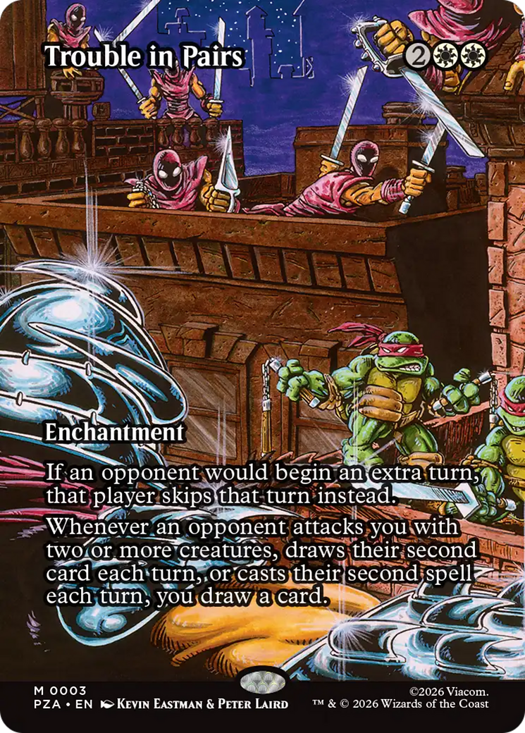 Trouble in Pairs (Borderless) [Teenage Mutant Ninja Turtles Eternal-Legal] | Chromatic Games