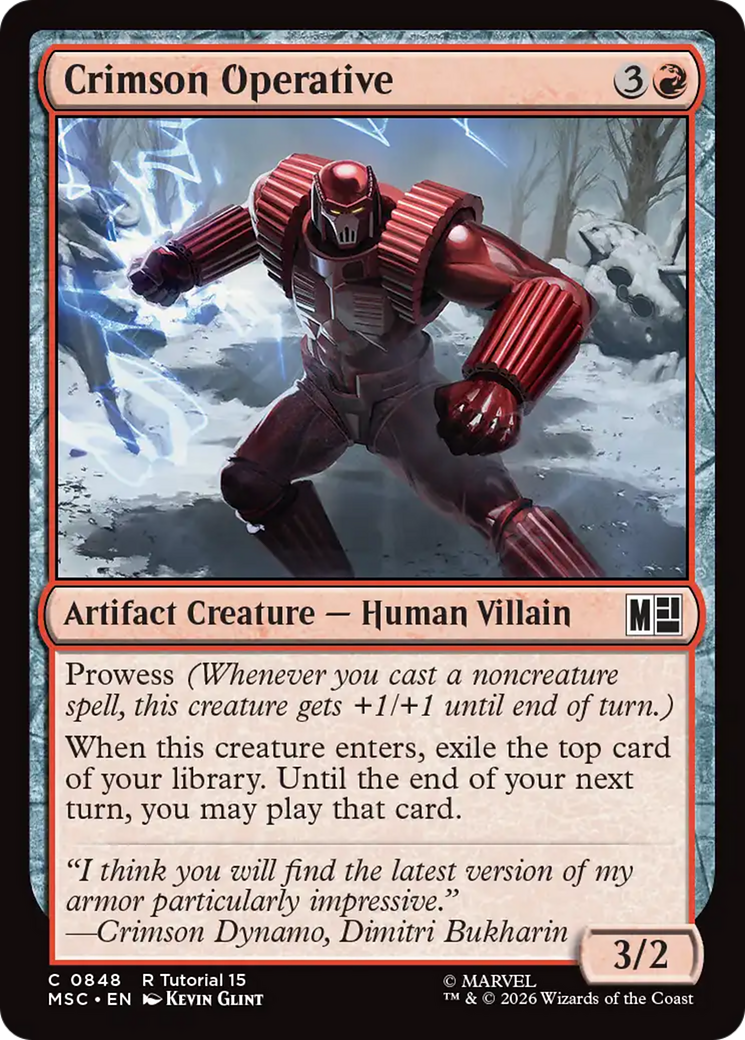 Crimson Operative [Marvel Super Heroes Commander] | Chromatic Games
