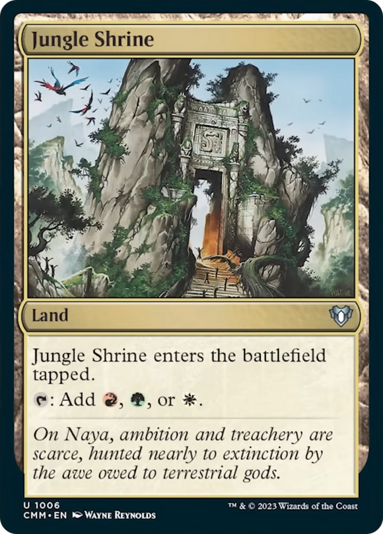 Jungle Shrine [Commander Masters] | Chromatic Games