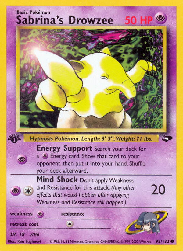 Sabrina's Drowzee (95/132) [Gym Challenge 1st Edition] | Chromatic Games