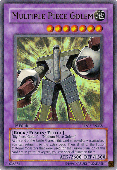 Multiple Piece Golem [TDGS-EN038] Ultra Rare | Chromatic Games