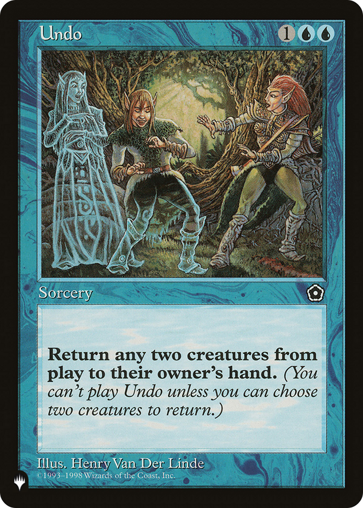 Undo [The List] | Chromatic Games