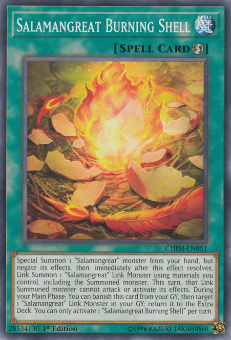 Salamangreat Burning Shell [CHIM-EN051] Common | Chromatic Games