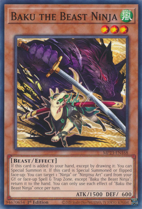 Baku the Beast Ninja [MP23-EN168] Common | Chromatic Games