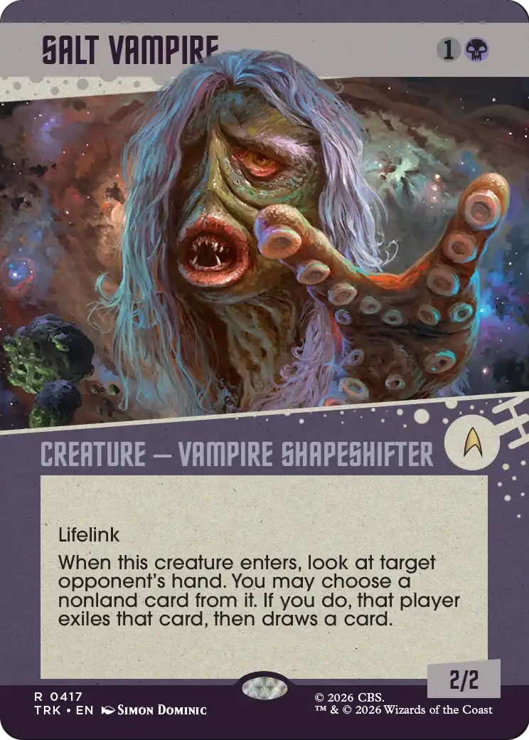 Salt Vampire (Showcase) [Star Trek] | Chromatic Games