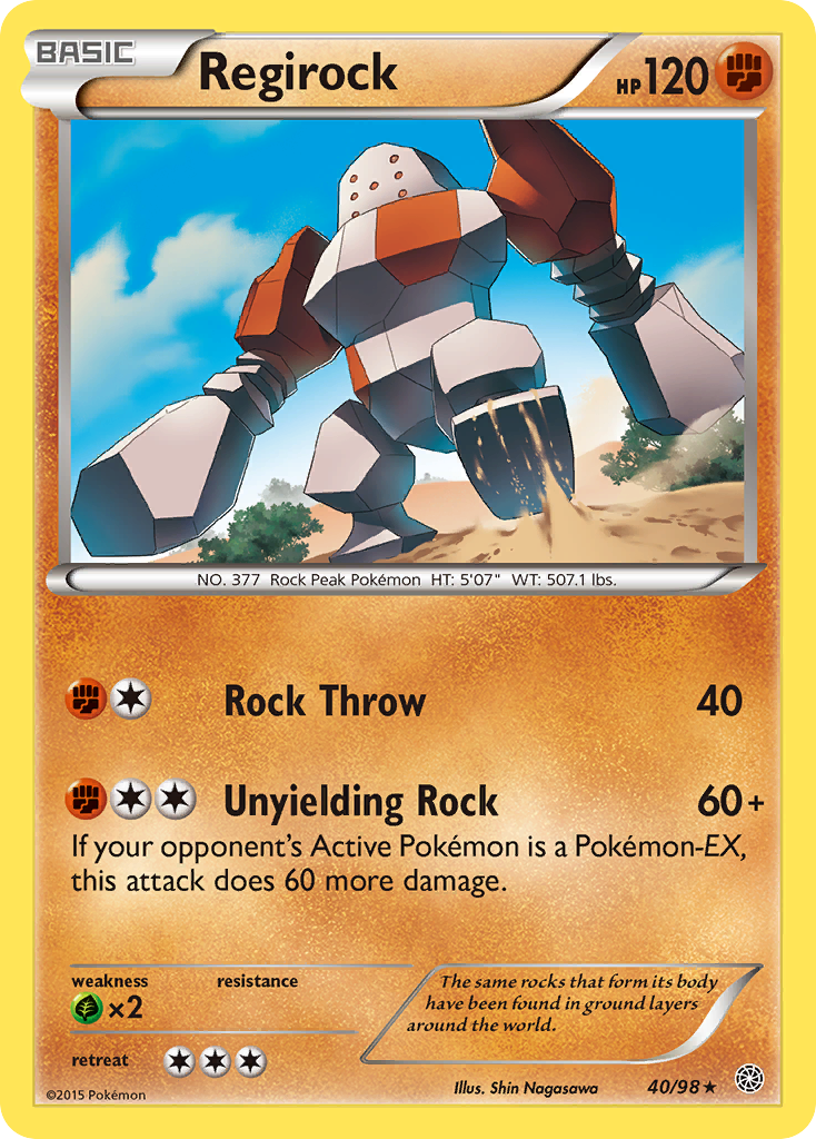 Regirock (40/98) [XY: Ancient Origins] | Chromatic Games