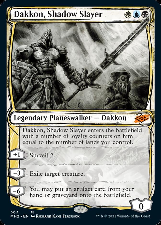 Dakkon, Shadow Slayer (Sketch) [Modern Horizons 2] | Chromatic Games