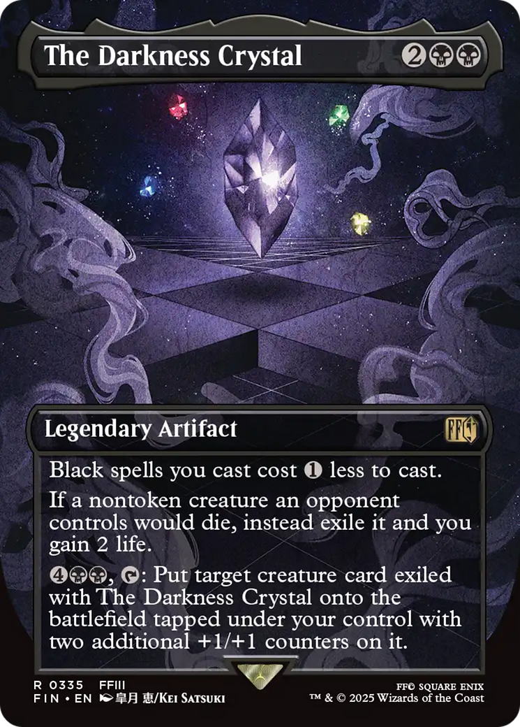 The Darkness Crystal (Borderless) [FINAL FANTASY] | Chromatic Games